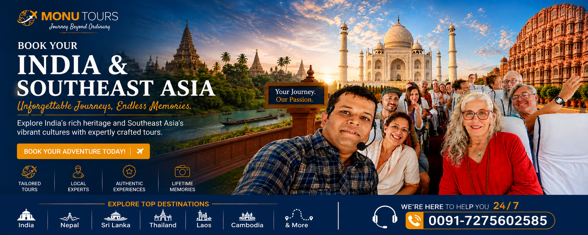 Monu tours banner